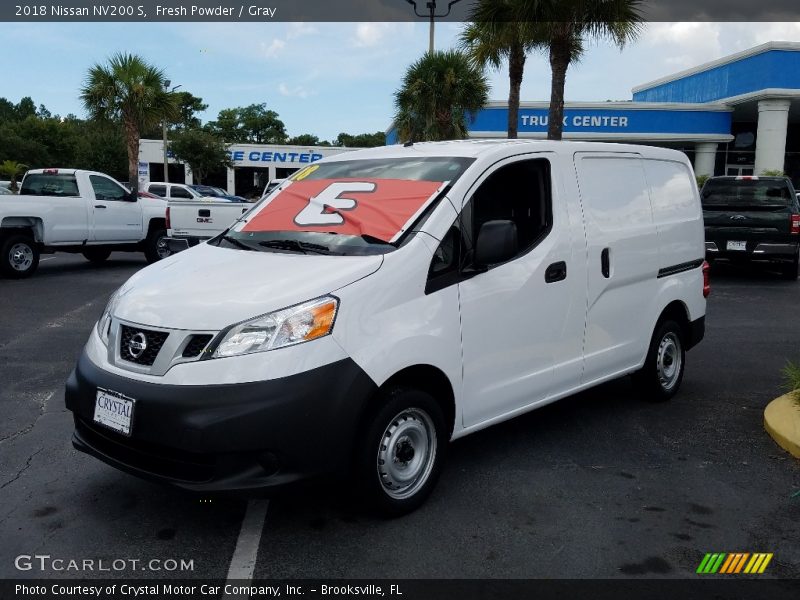 Fresh Powder / Gray 2018 Nissan NV200 S