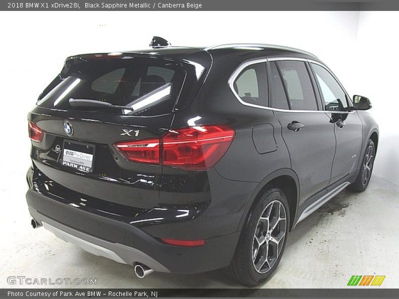 Black Sapphire Metallic / Canberra Beige 2018 BMW X1 xDrive28i