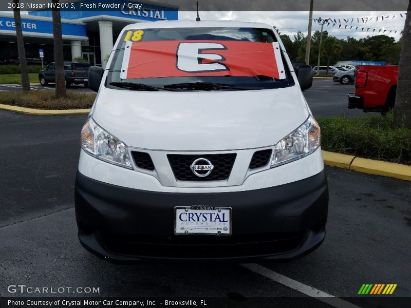 Fresh Powder / Gray 2018 Nissan NV200 S