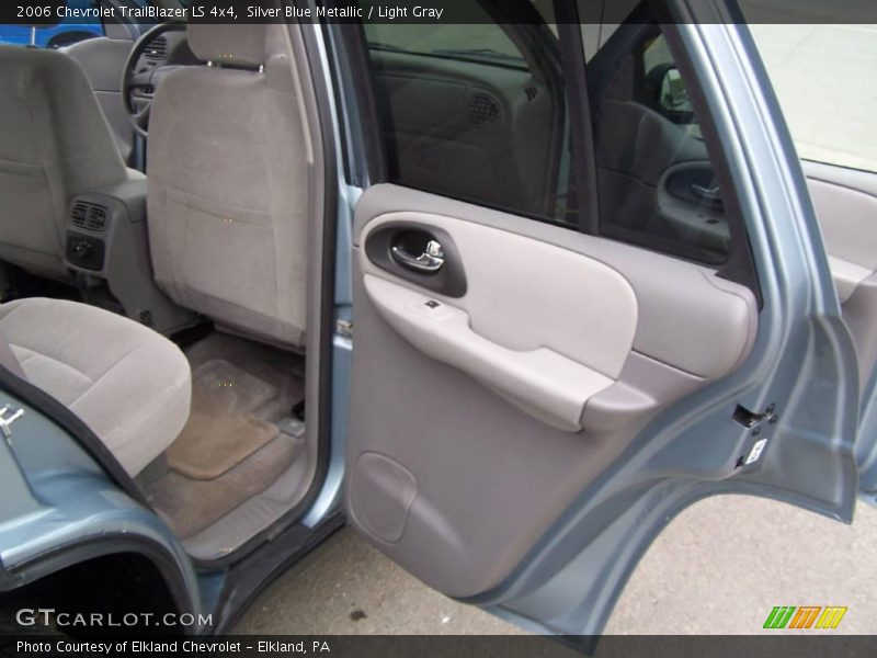 Silver Blue Metallic / Light Gray 2006 Chevrolet TrailBlazer LS 4x4