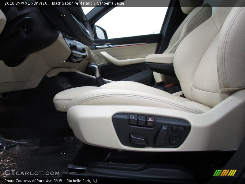 Black Sapphire Metallic / Canberra Beige 2018 BMW X1 xDrive28i