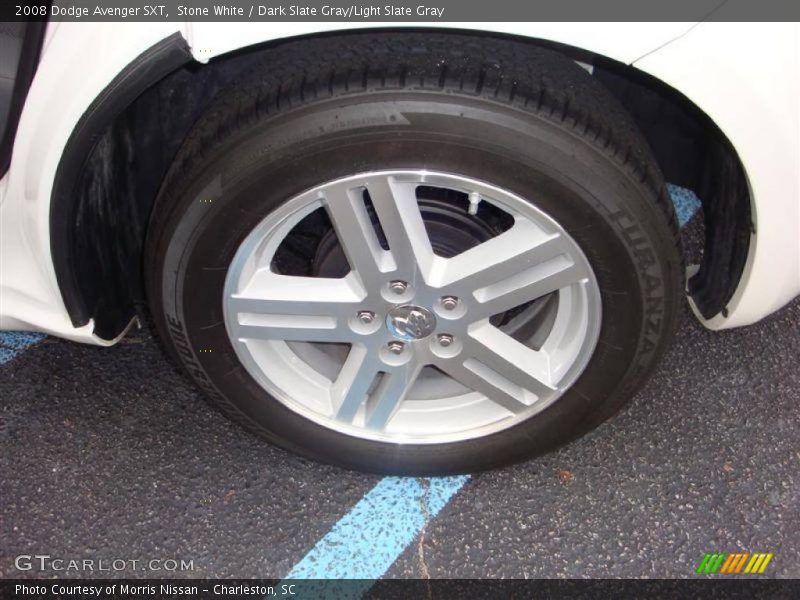 Stone White / Dark Slate Gray/Light Slate Gray 2008 Dodge Avenger SXT