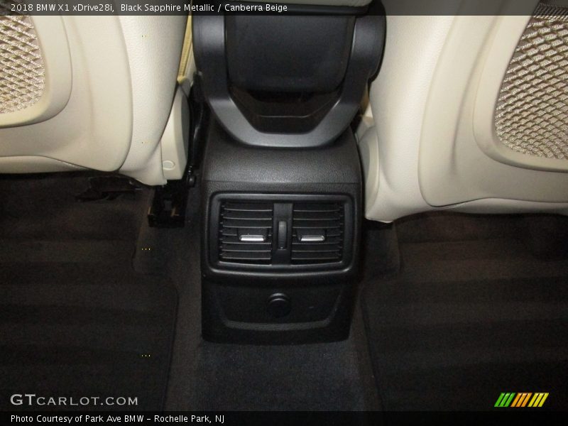 Black Sapphire Metallic / Canberra Beige 2018 BMW X1 xDrive28i
