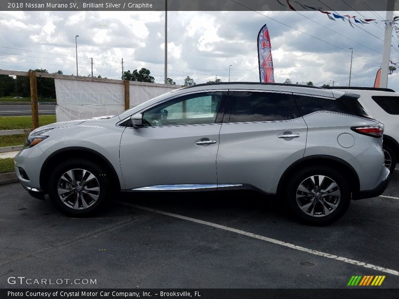 Brilliant Silver / Graphite 2018 Nissan Murano SV