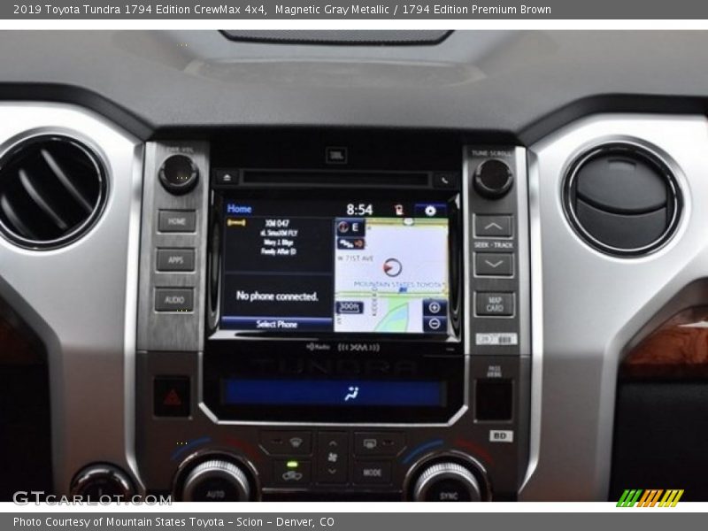 Navigation of 2019 Tundra 1794 Edition CrewMax 4x4