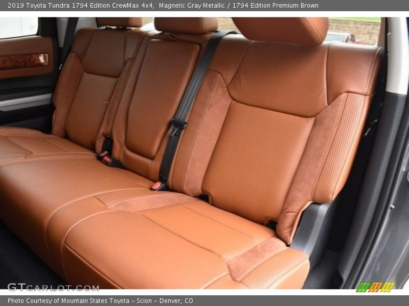 Rear Seat of 2019 Tundra 1794 Edition CrewMax 4x4