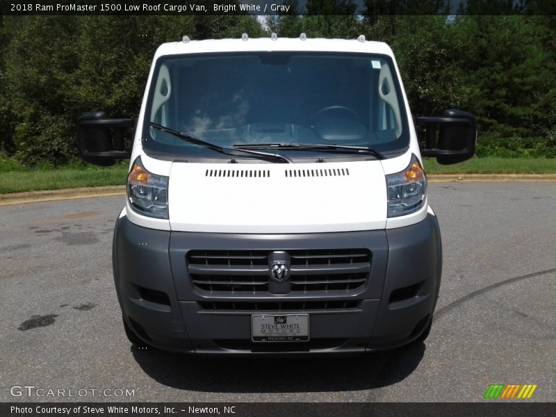 Bright White / Gray 2018 Ram ProMaster 1500 Low Roof Cargo Van