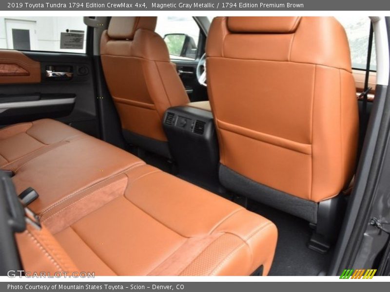 Rear Seat of 2019 Tundra 1794 Edition CrewMax 4x4