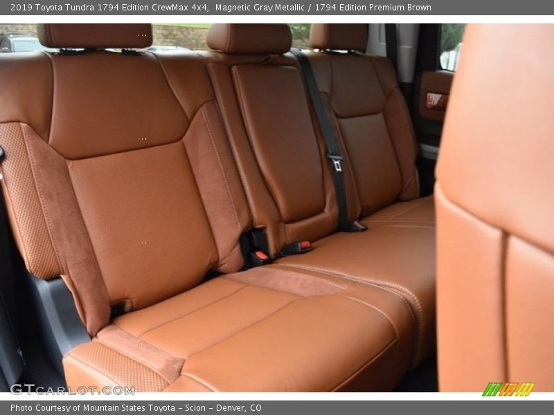 Rear Seat of 2019 Tundra 1794 Edition CrewMax 4x4