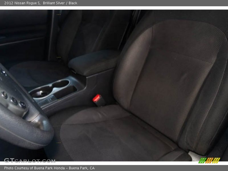 Brilliant Silver / Black 2012 Nissan Rogue S