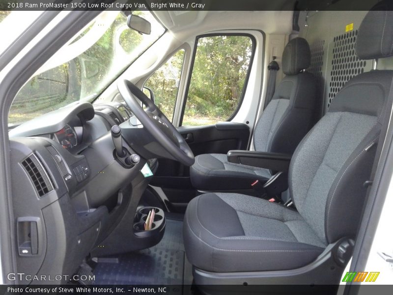  2018 ProMaster 1500 Low Roof Cargo Van Gray Interior