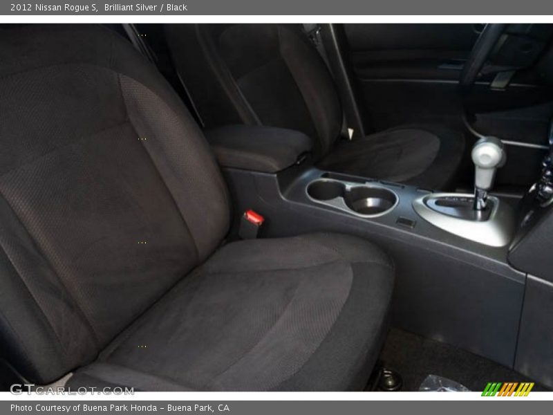 Brilliant Silver / Black 2012 Nissan Rogue S