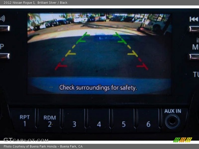 Brilliant Silver / Black 2012 Nissan Rogue S