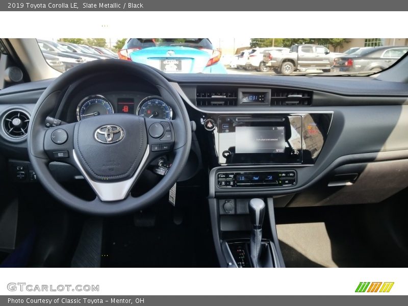 Slate Metallic / Black 2019 Toyota Corolla LE