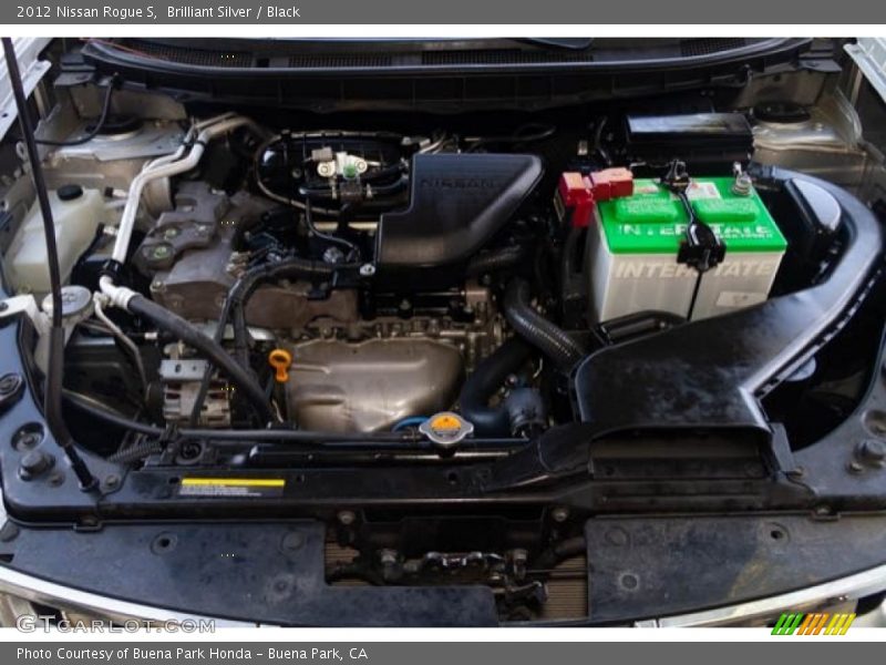Brilliant Silver / Black 2012 Nissan Rogue S