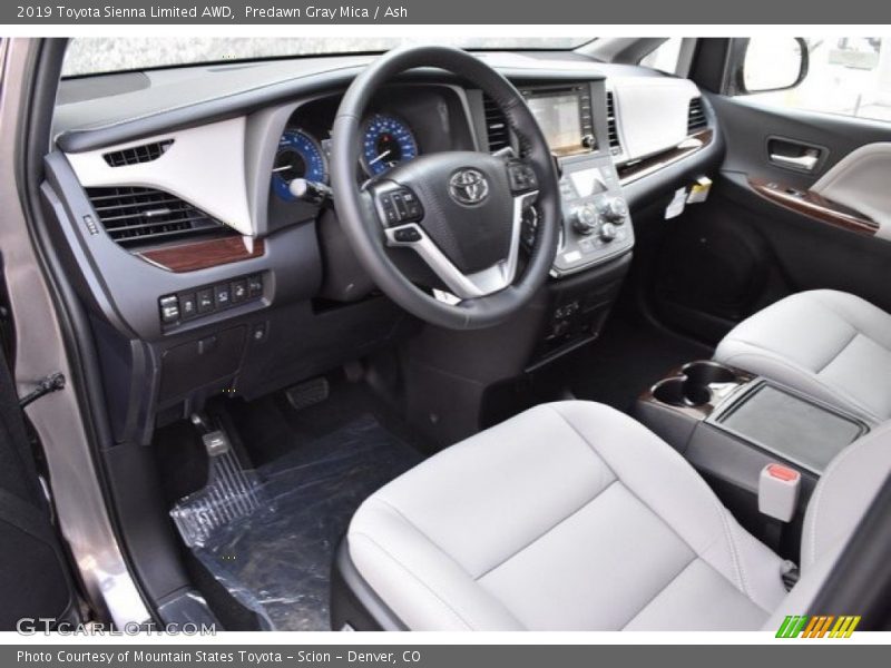  2019 Sienna Limited AWD Ash Interior