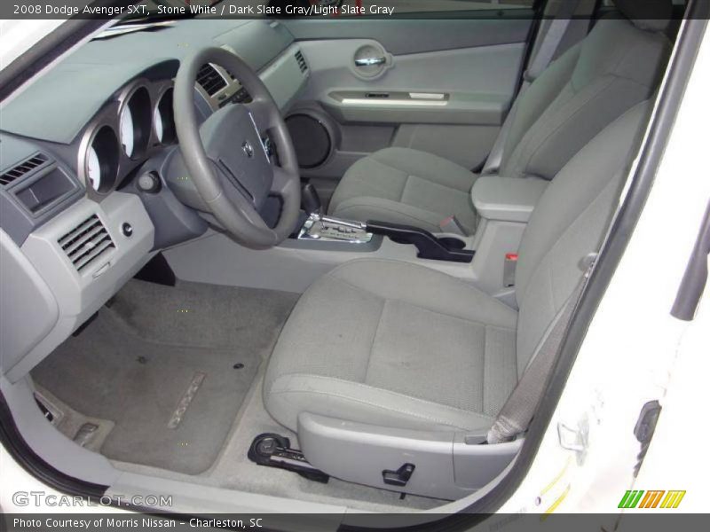 Stone White / Dark Slate Gray/Light Slate Gray 2008 Dodge Avenger SXT