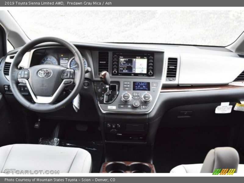 Dashboard of 2019 Sienna Limited AWD