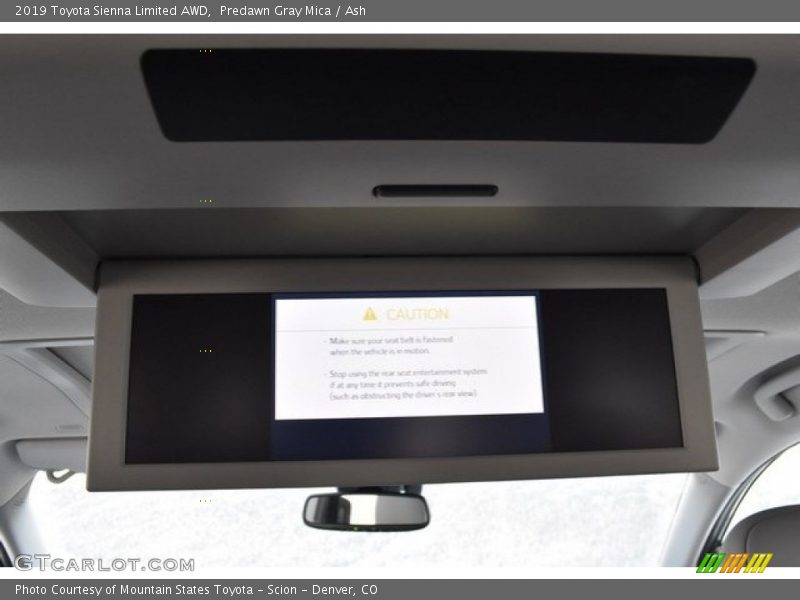 Entertainment System of 2019 Sienna Limited AWD