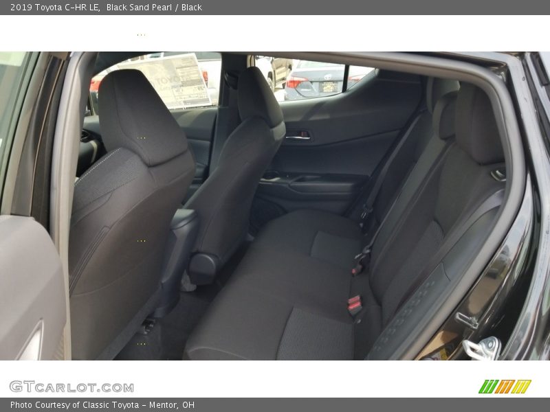 Rear Seat of 2019 C-HR LE