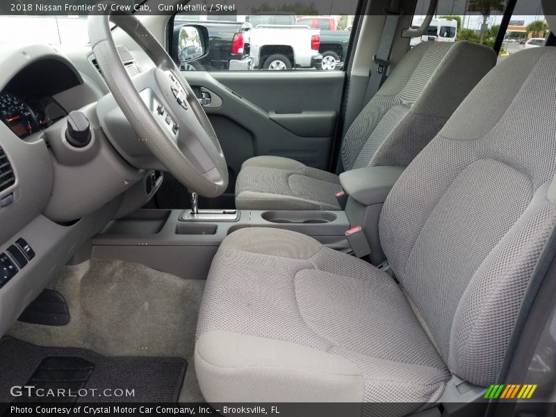 Front Seat of 2018 Frontier SV Crew Cab