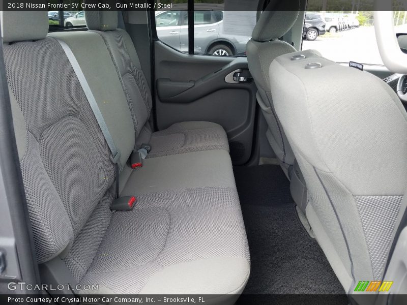 Rear Seat of 2018 Frontier SV Crew Cab