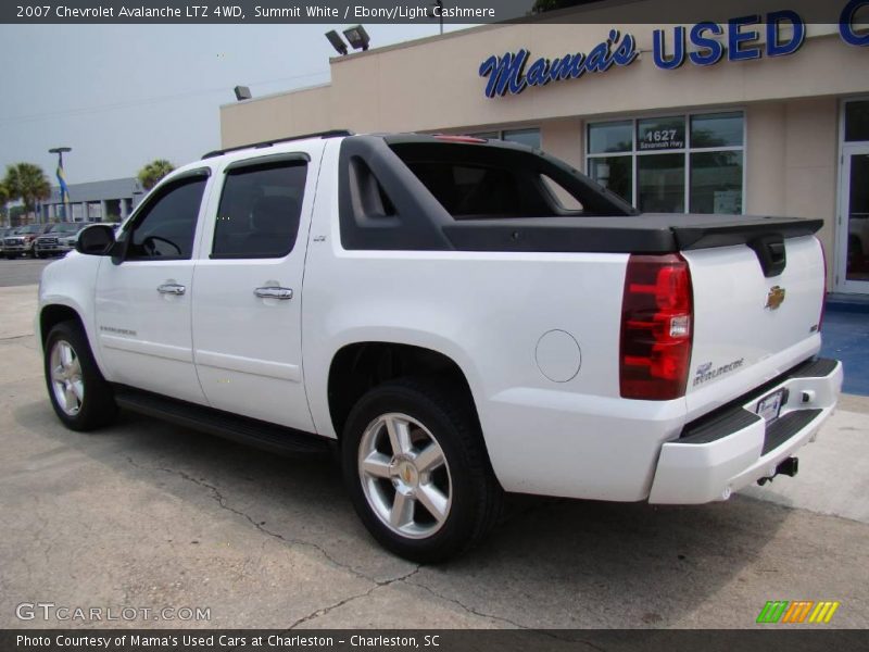 Summit White / Ebony/Light Cashmere 2007 Chevrolet Avalanche LTZ 4WD
