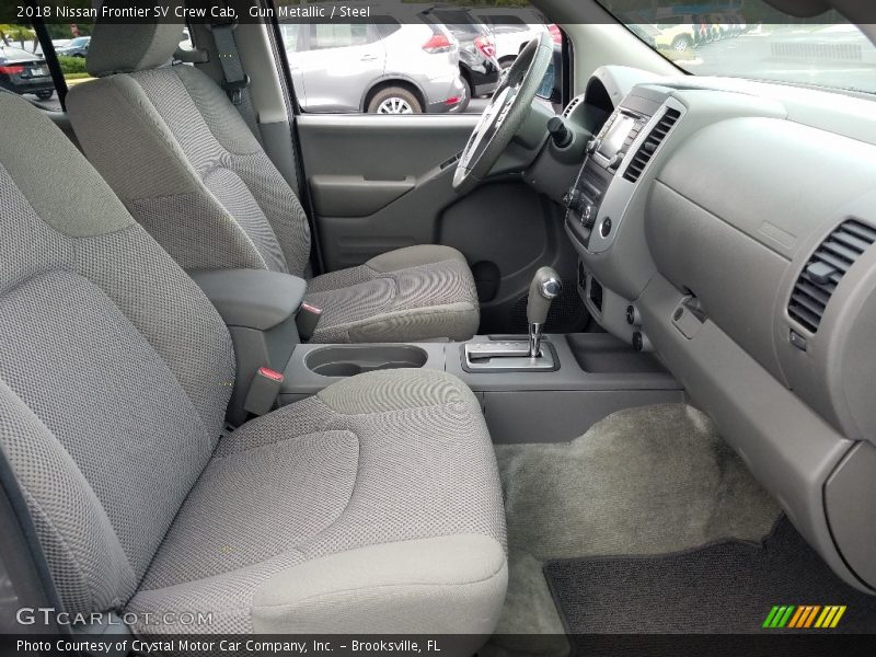  2018 Frontier SV Crew Cab Steel Interior