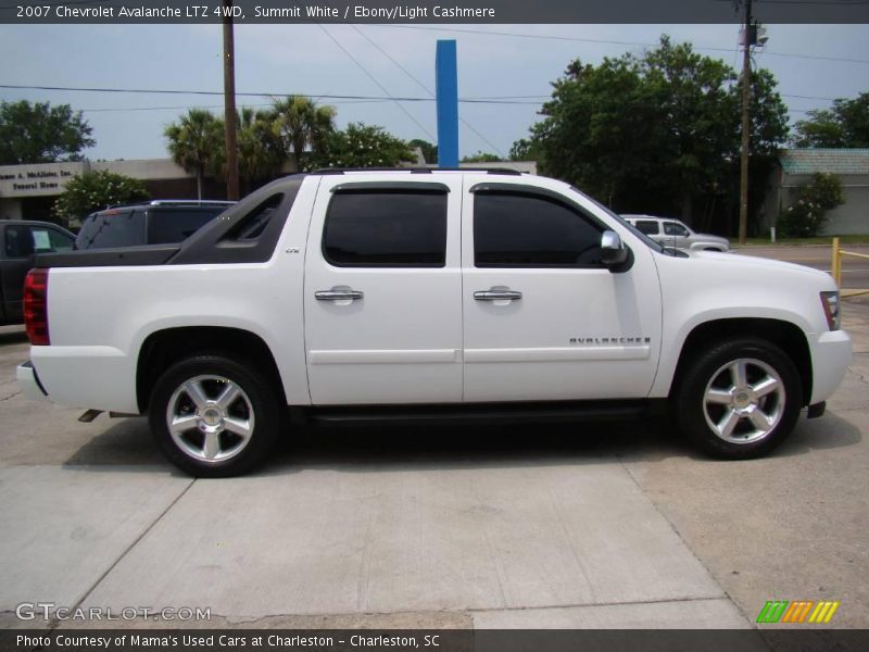 Summit White / Ebony/Light Cashmere 2007 Chevrolet Avalanche LTZ 4WD