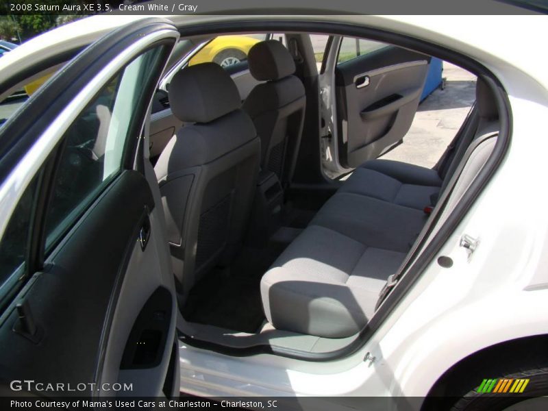 Cream White / Gray 2008 Saturn Aura XE 3.5