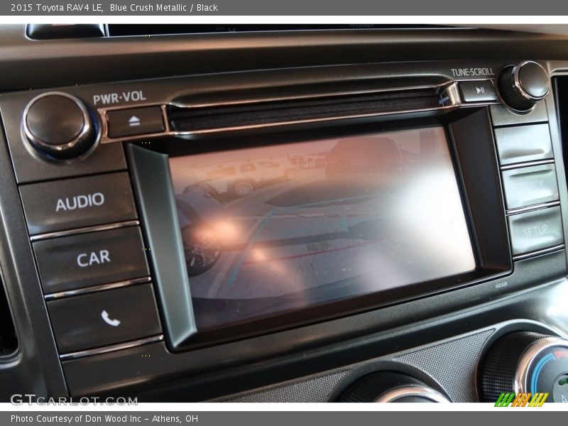 Blue Crush Metallic / Black 2015 Toyota RAV4 LE