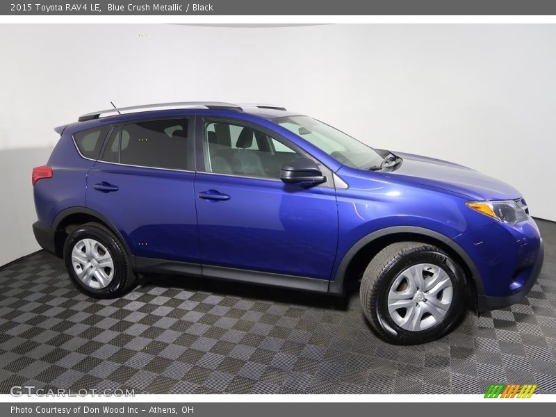 Blue Crush Metallic / Black 2015 Toyota RAV4 LE