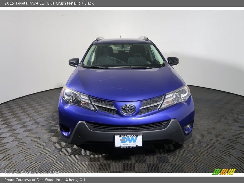 Blue Crush Metallic / Black 2015 Toyota RAV4 LE