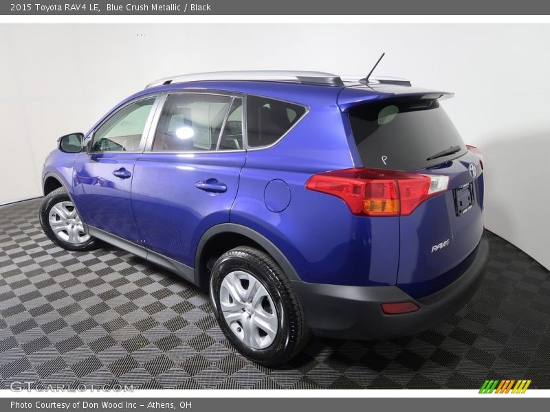 Blue Crush Metallic / Black 2015 Toyota RAV4 LE