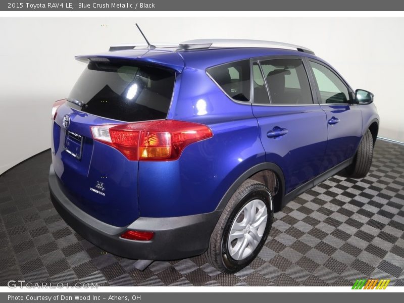 Blue Crush Metallic / Black 2015 Toyota RAV4 LE