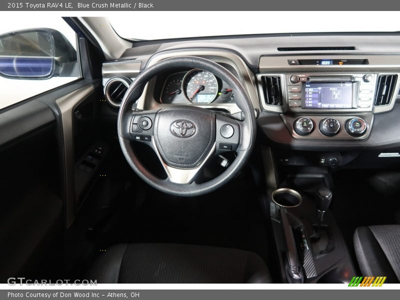 Blue Crush Metallic / Black 2015 Toyota RAV4 LE