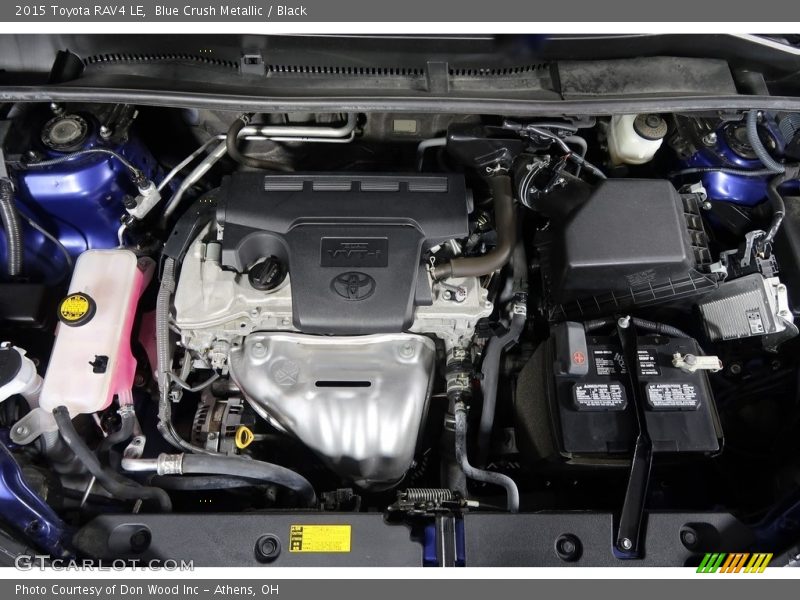 Blue Crush Metallic / Black 2015 Toyota RAV4 LE
