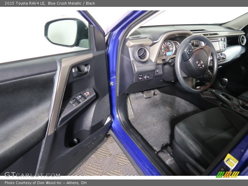 Blue Crush Metallic / Black 2015 Toyota RAV4 LE