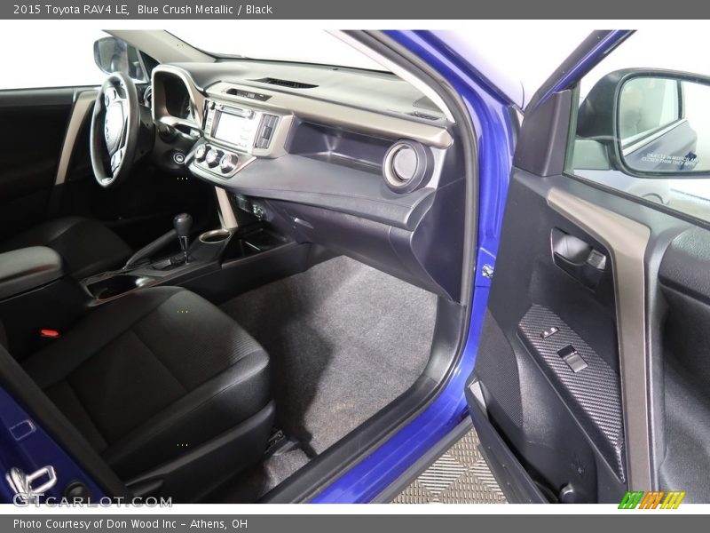 Blue Crush Metallic / Black 2015 Toyota RAV4 LE