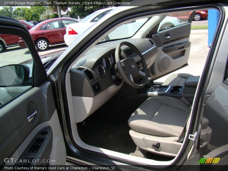 Dark Titanium Metallic / Dark Khaki/Light Graystone 2008 Dodge Magnum