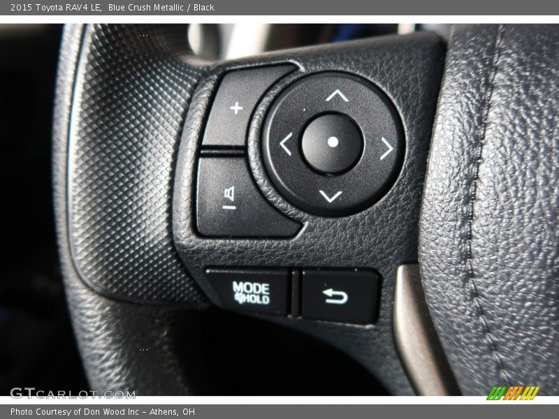 Blue Crush Metallic / Black 2015 Toyota RAV4 LE