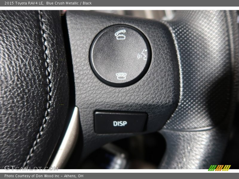 Blue Crush Metallic / Black 2015 Toyota RAV4 LE