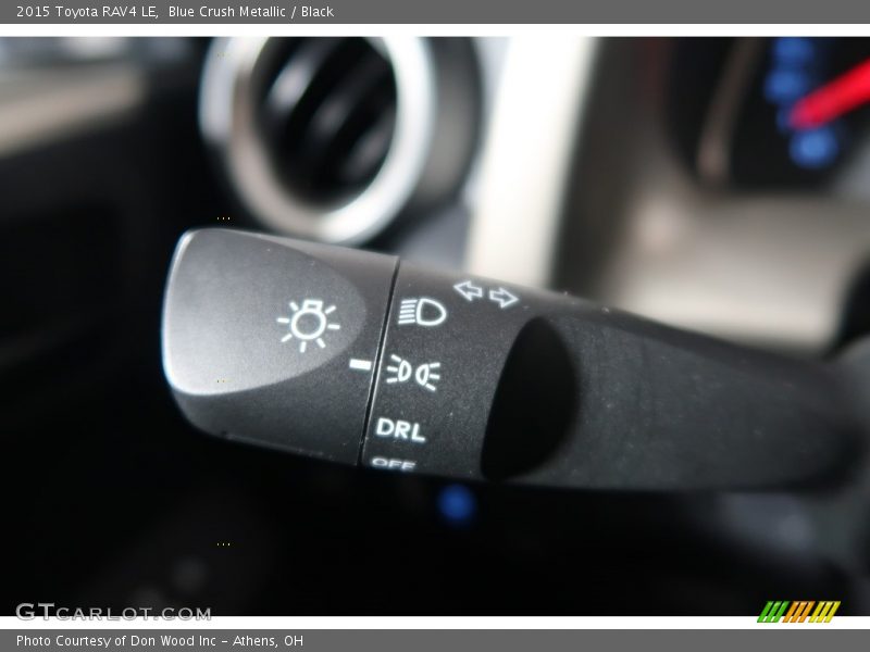 Blue Crush Metallic / Black 2015 Toyota RAV4 LE