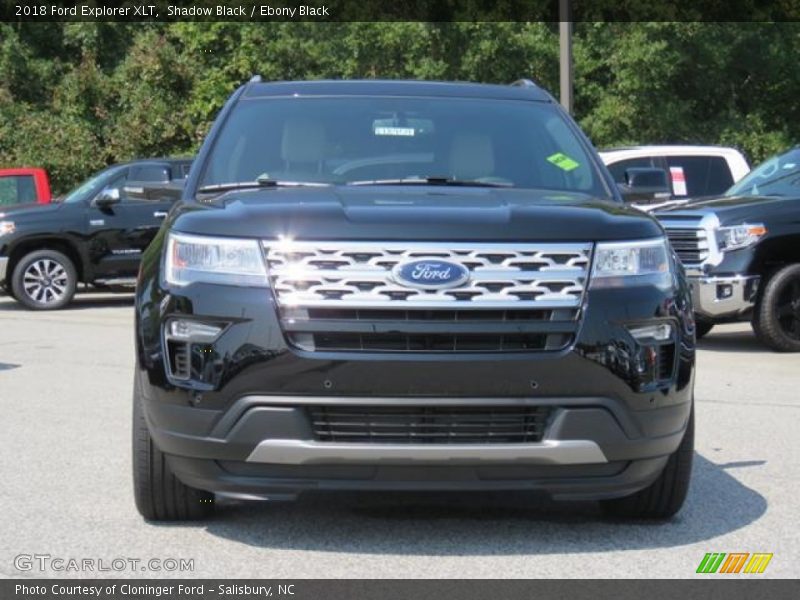 Shadow Black / Ebony Black 2018 Ford Explorer XLT