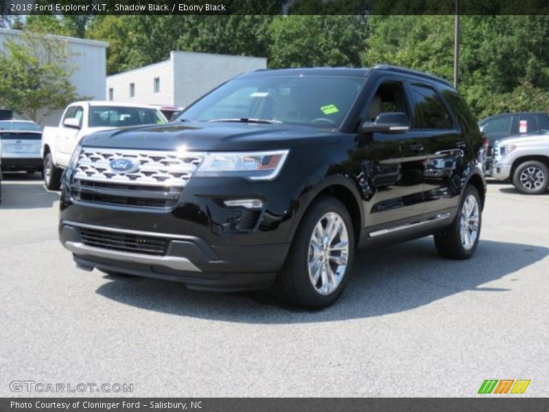 Shadow Black / Ebony Black 2018 Ford Explorer XLT