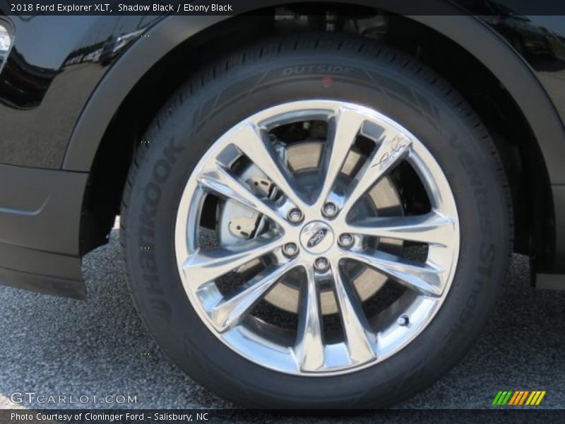 Shadow Black / Ebony Black 2018 Ford Explorer XLT