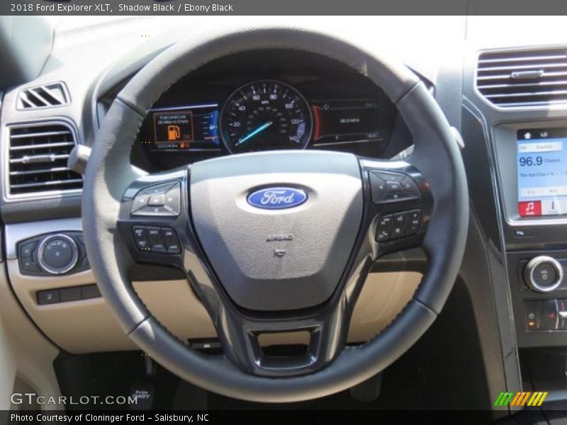 Shadow Black / Ebony Black 2018 Ford Explorer XLT