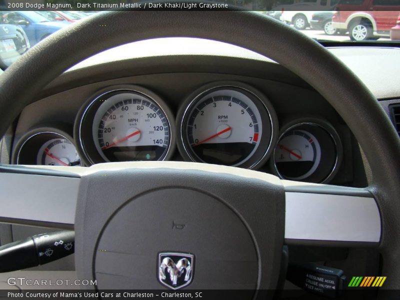 Dark Titanium Metallic / Dark Khaki/Light Graystone 2008 Dodge Magnum