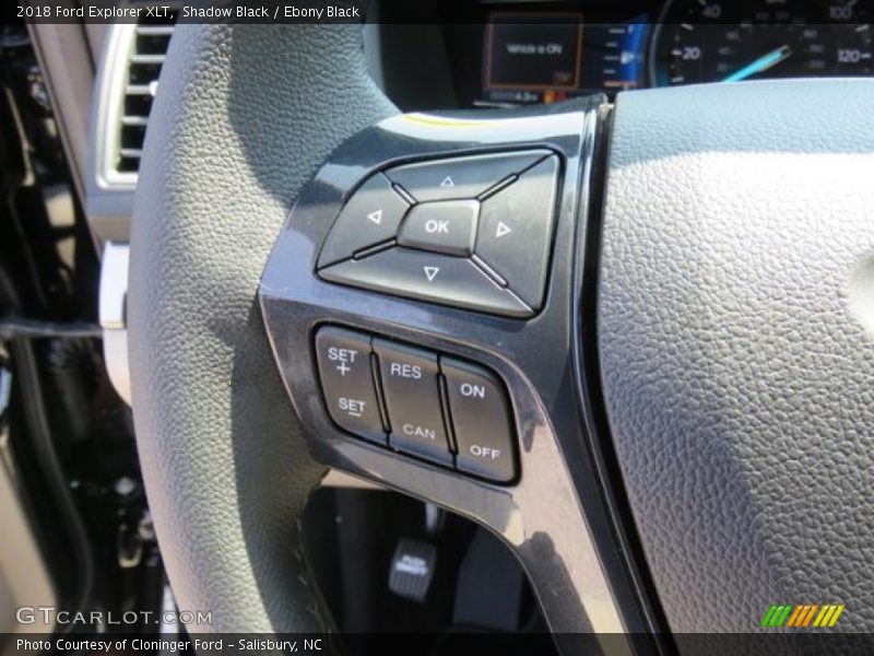 Shadow Black / Ebony Black 2018 Ford Explorer XLT