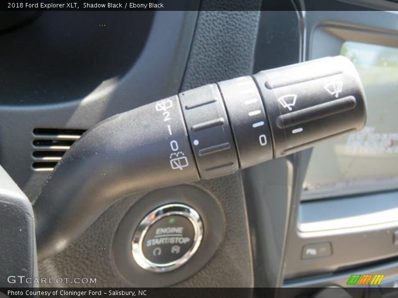 Shadow Black / Ebony Black 2018 Ford Explorer XLT
